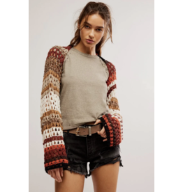 Free people Free People - Gia Crochet Shrug (Sugar and Spice)