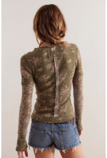 Free people Free People - Clover Printed Thermal (Army)