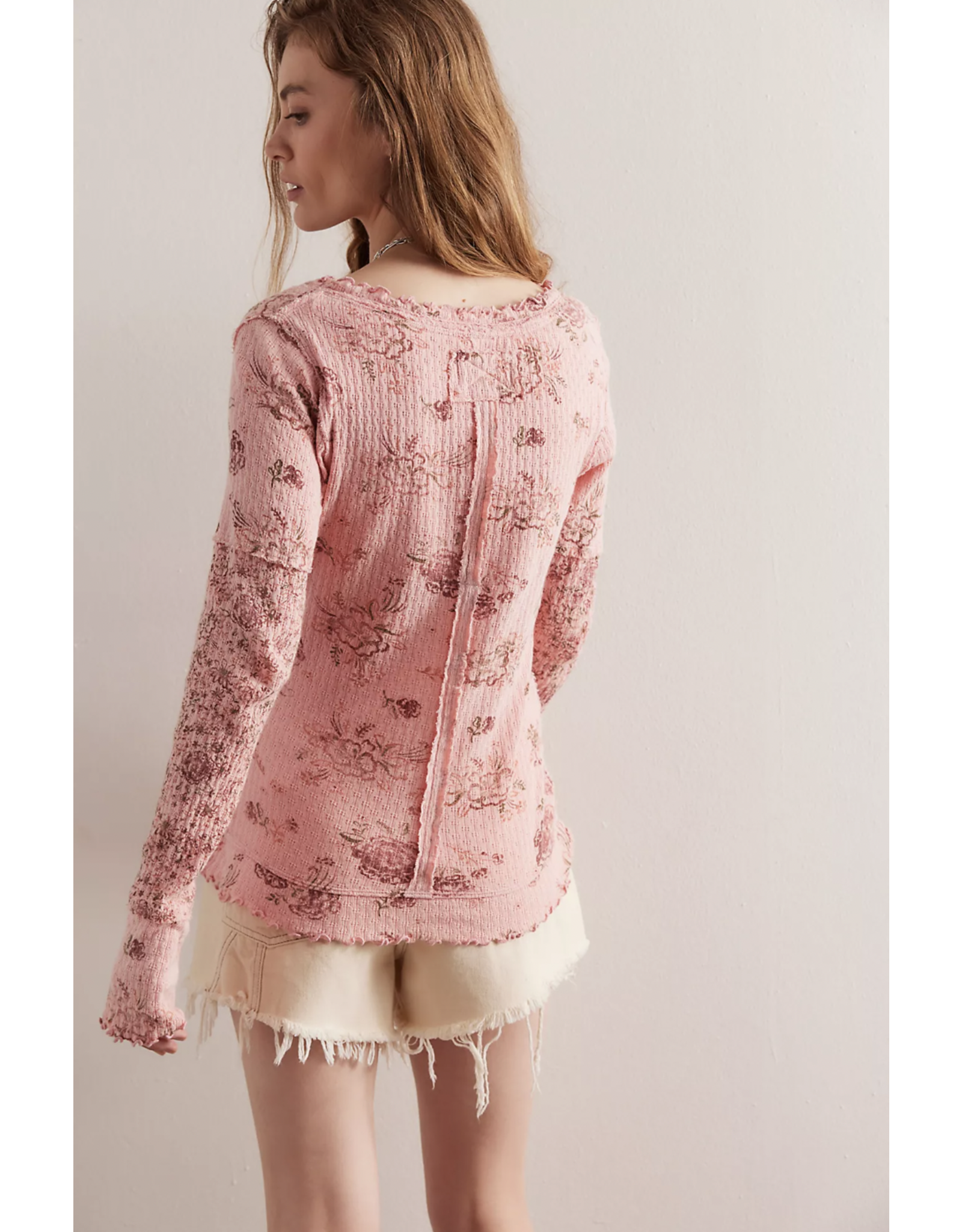 Free people Free People - Clover Printed Thermal (Pink)