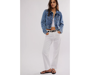 Free people rumours denim jacket best sale