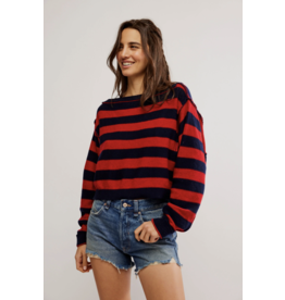 Free people Free People - Into the Blue Pullover (Red)