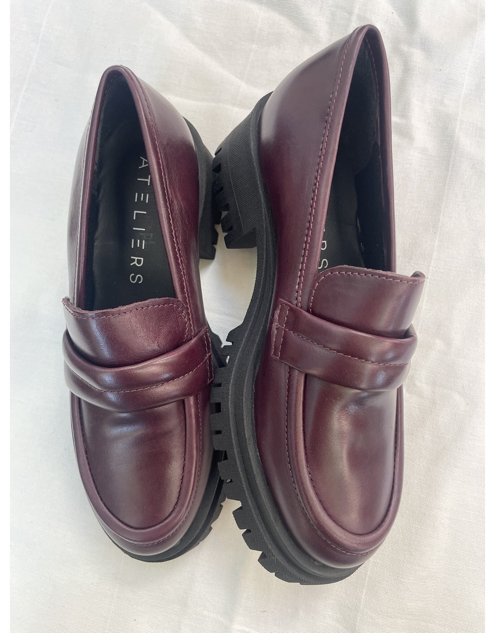 Ateliers Ateliers - Kurt Lug Sole Loafer (Bordo)