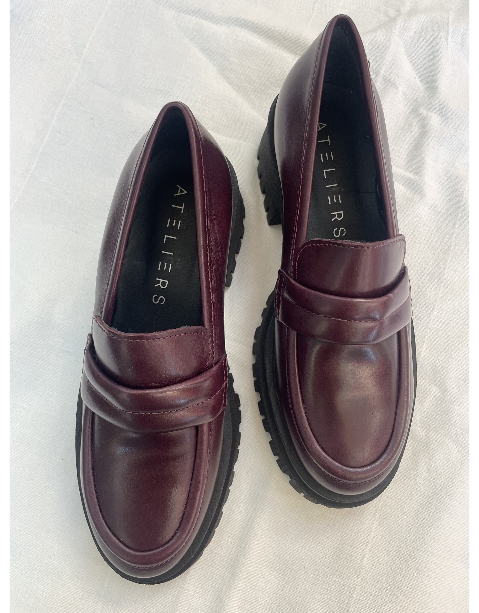 Ateliers Ateliers - Kurt Lug Sole Loafer (Bordo)