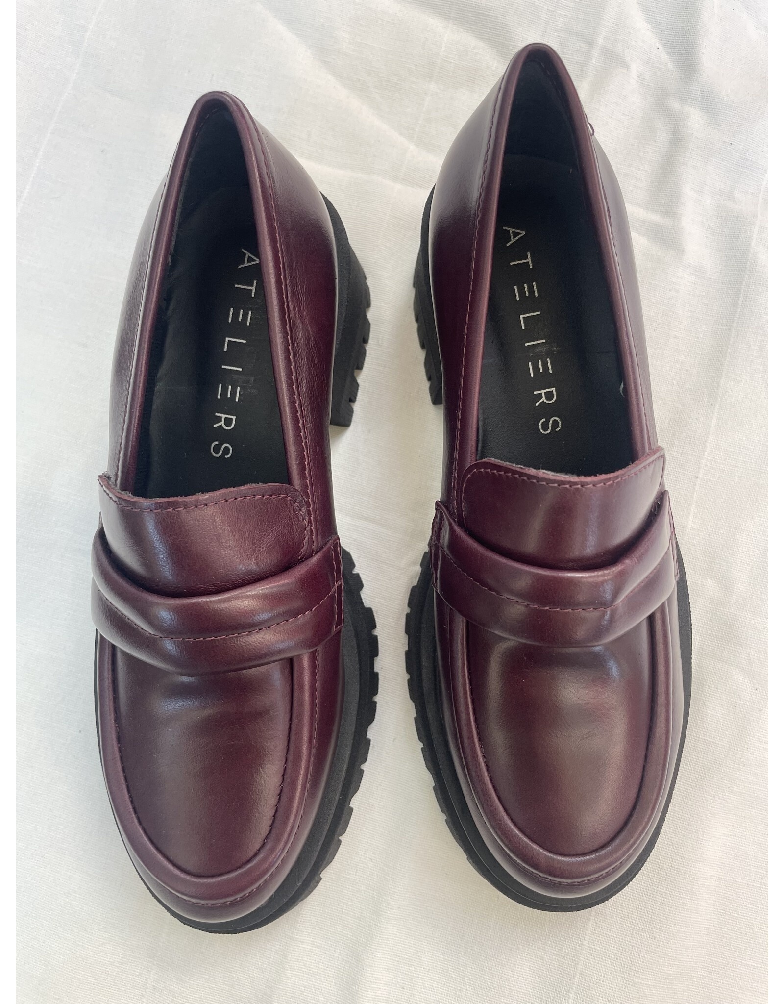 Ateliers Ateliers - Kurt Lug Sole Loafer (Bordo)