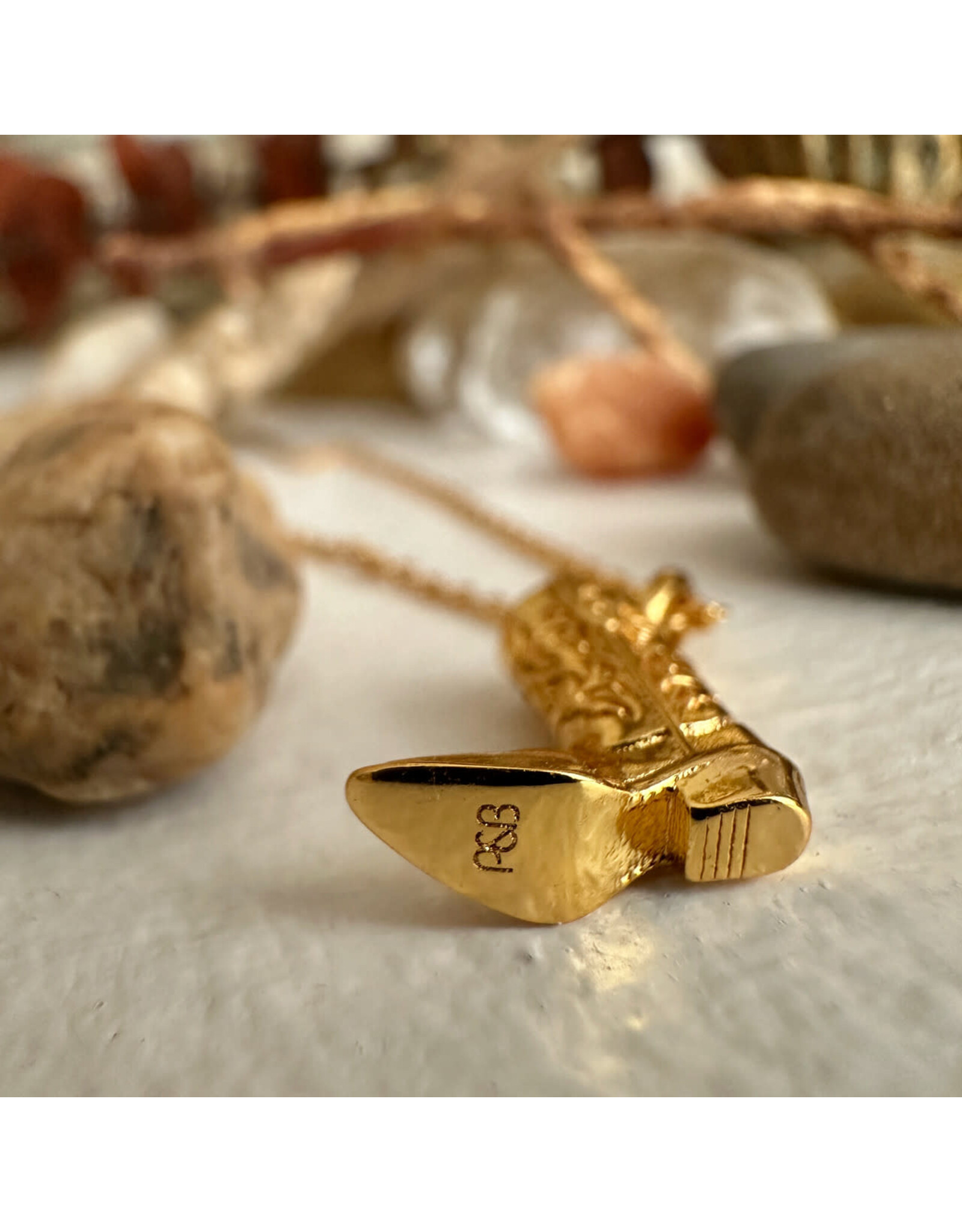 Pika & Bear Pika & Bear - "Dolly " Cowboy Boot Charm Necklace