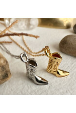 Pika & Bear Pika & Bear - "Dolly " Cowboy Boot Charm Necklace