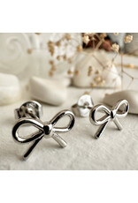 Pika & Bear Pika & Bear - "Zooey" Bow Stud Earrings