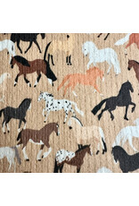 Pika & Bear Pika & Bear - "Put a Horse On It" Wild Horse Design Swedish Dishcloth