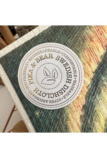 Pika & Bear Pika & Bear - 	 "Boreal" Borealis Night Scene Design Swedish Dishcloth