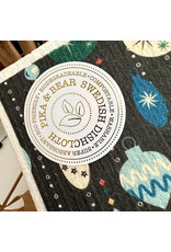 Pika & Bear Pika & Bear - "Accoutrement" Christmas Ornament Design Swedish Dishcloth