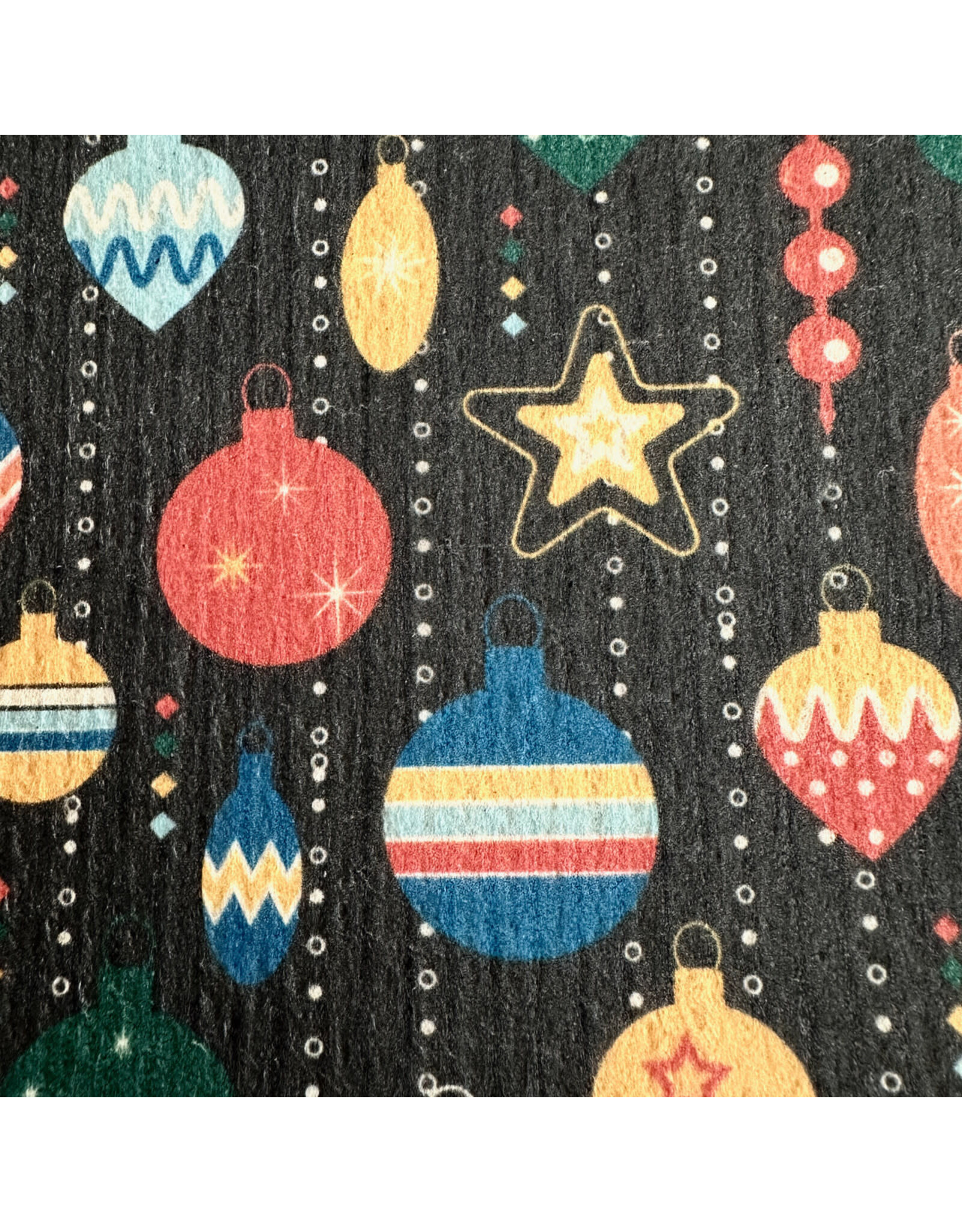 Pika & Bear Pika & Bear - "Accoutrement" Christmas Ornament Design Swedish Dishcloth