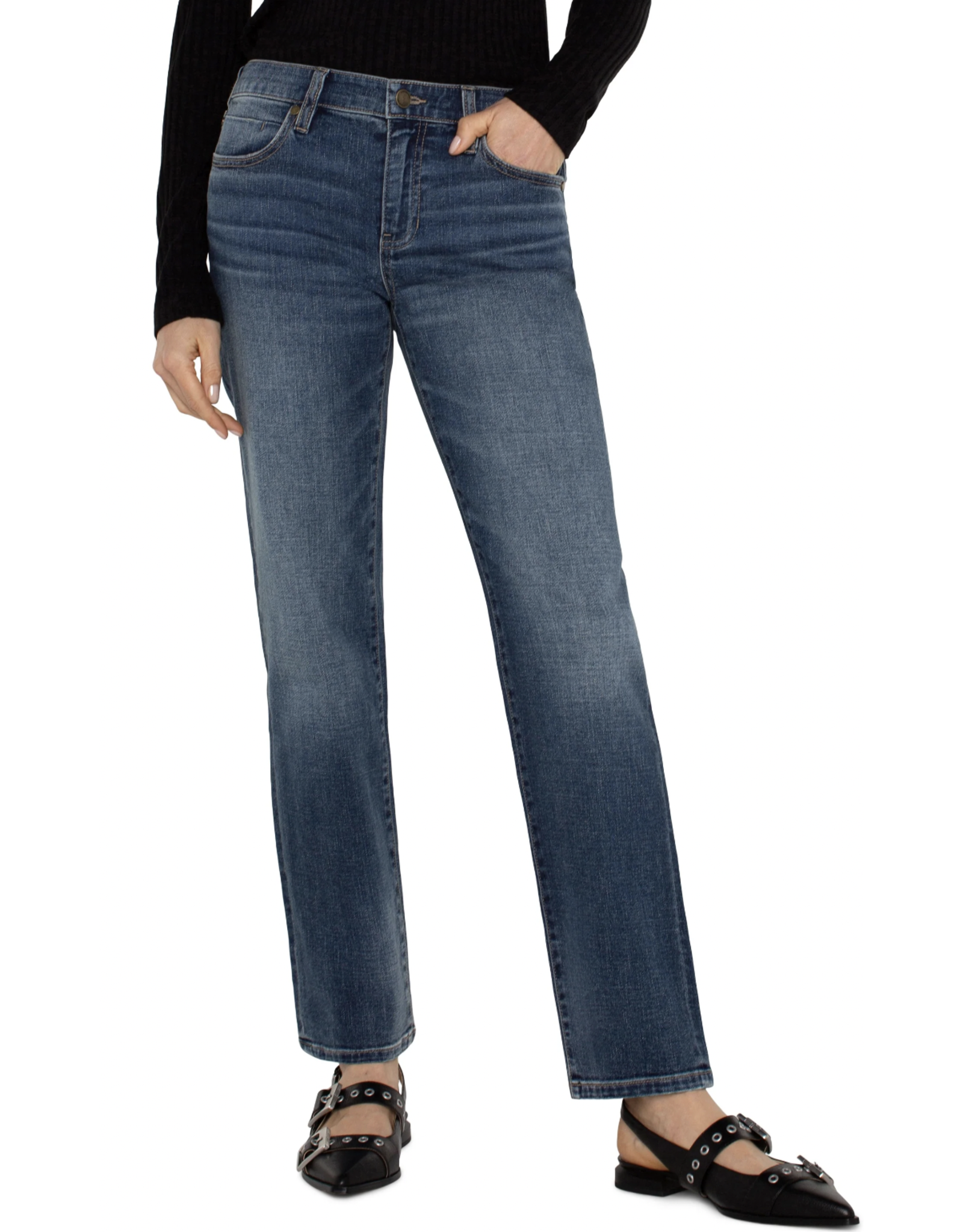 Liverpool Liverpool - Kennedy Crop Straight Jean (Morgan City)
