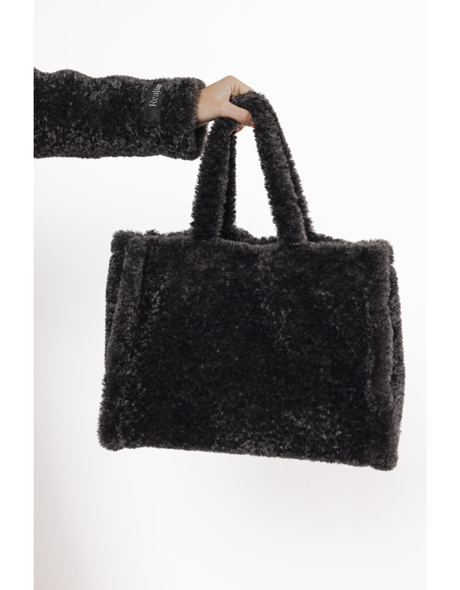 Rino Pelle Jo Large Shopper Bag Graphite Luna Blue