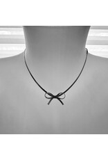 Pika & Bear Pika & Bear - "Florian" Snake Chain Choker Necklace with Bow
