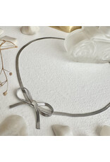 Pika & Bear Pika & Bear - "Florian" Snake Chain Choker Necklace with Bow