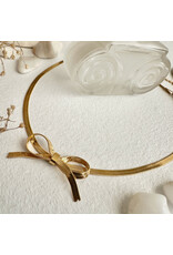 Pika & Bear Pika & Bear - "Florian" Snake Chain Choker Necklace with Bow