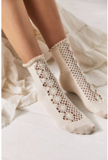 Free people Free People - Rubies Crochet Socks (Ivory)