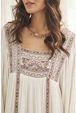 NKN Barcelona NKN Barcelona - Embroidered long sleeve dress (White)