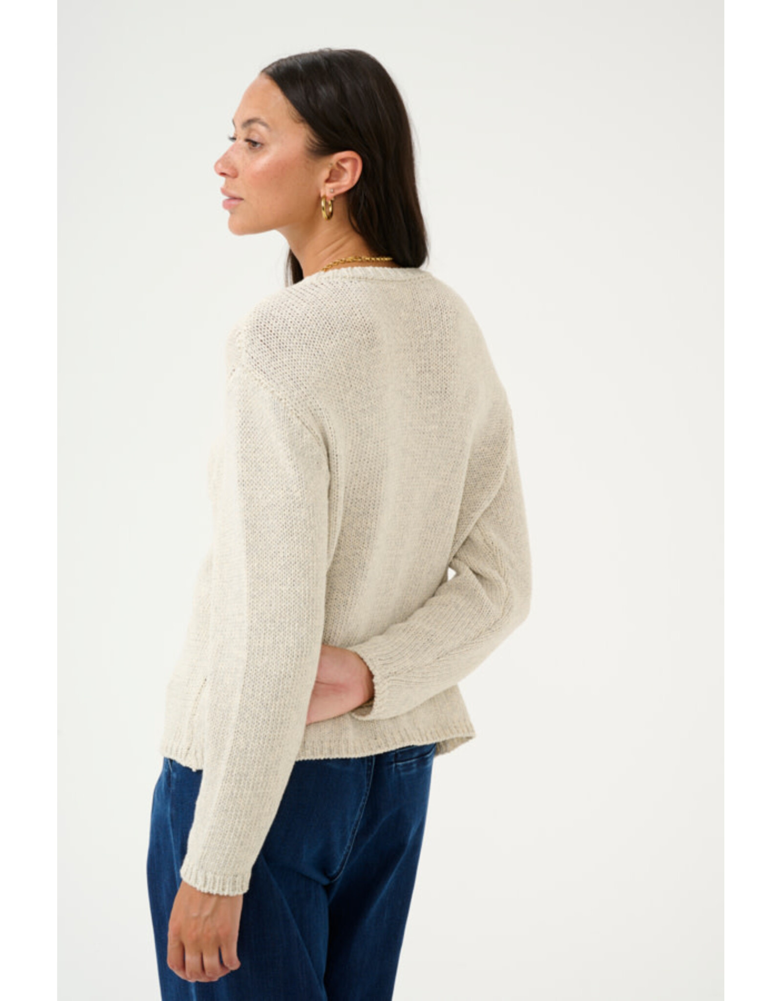 Kaffe Kaffe - Gerdi knit pullover (Turtledove)