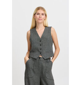 b.young b.young - Etona Waistcoat (Mid Grey)