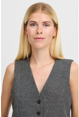 b.young b.young - Etona Waistcoat (Mid Grey)