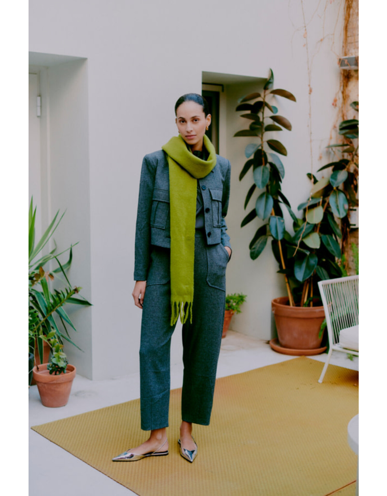 b.young b.Young - Etona Trousers (Mid Grey)