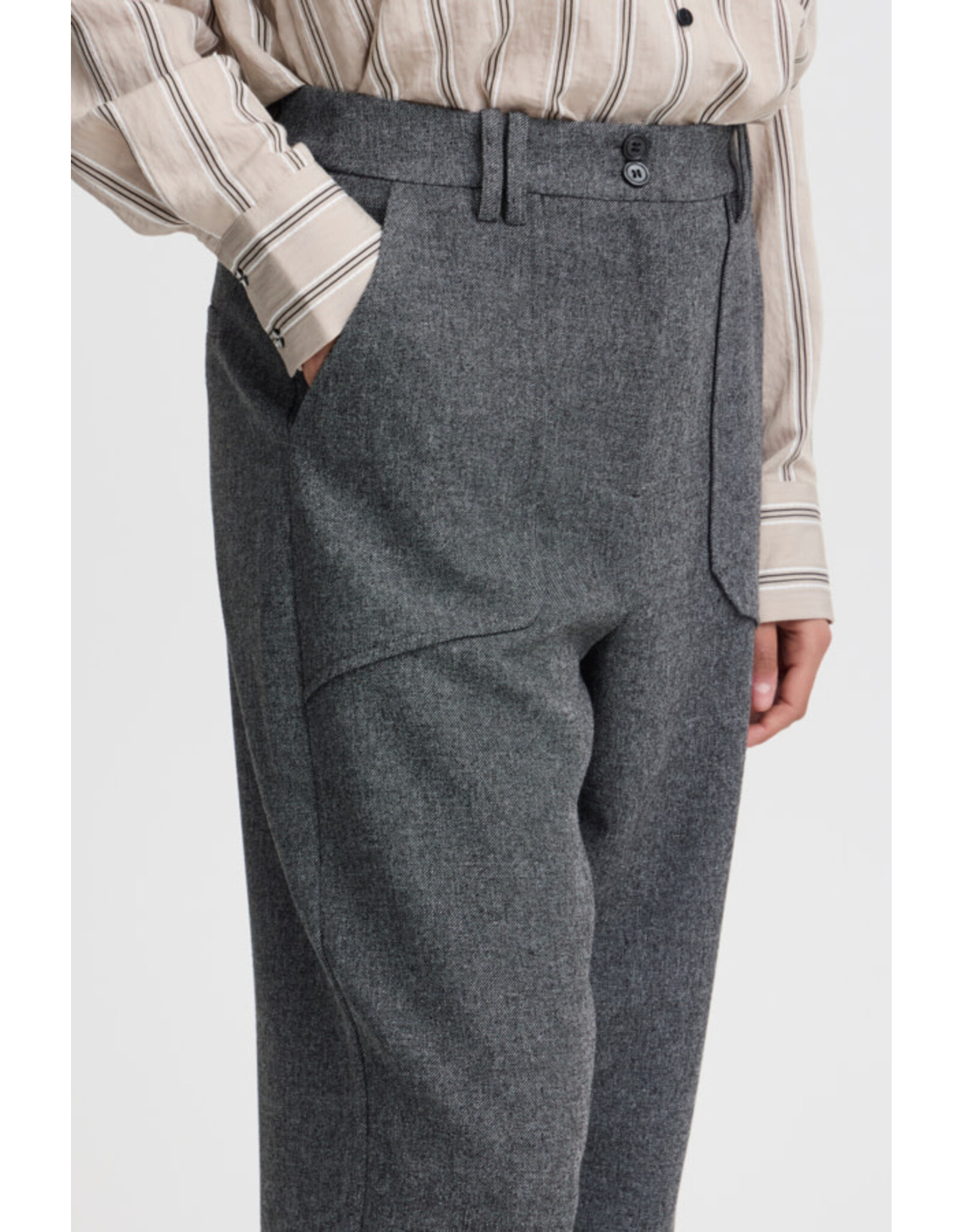 b.young b.Young - Etona Trousers (Mid Grey)