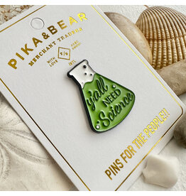 Pika & Bear Pika & Bear - "Y'All Need Science" Beaker Enamel Pin