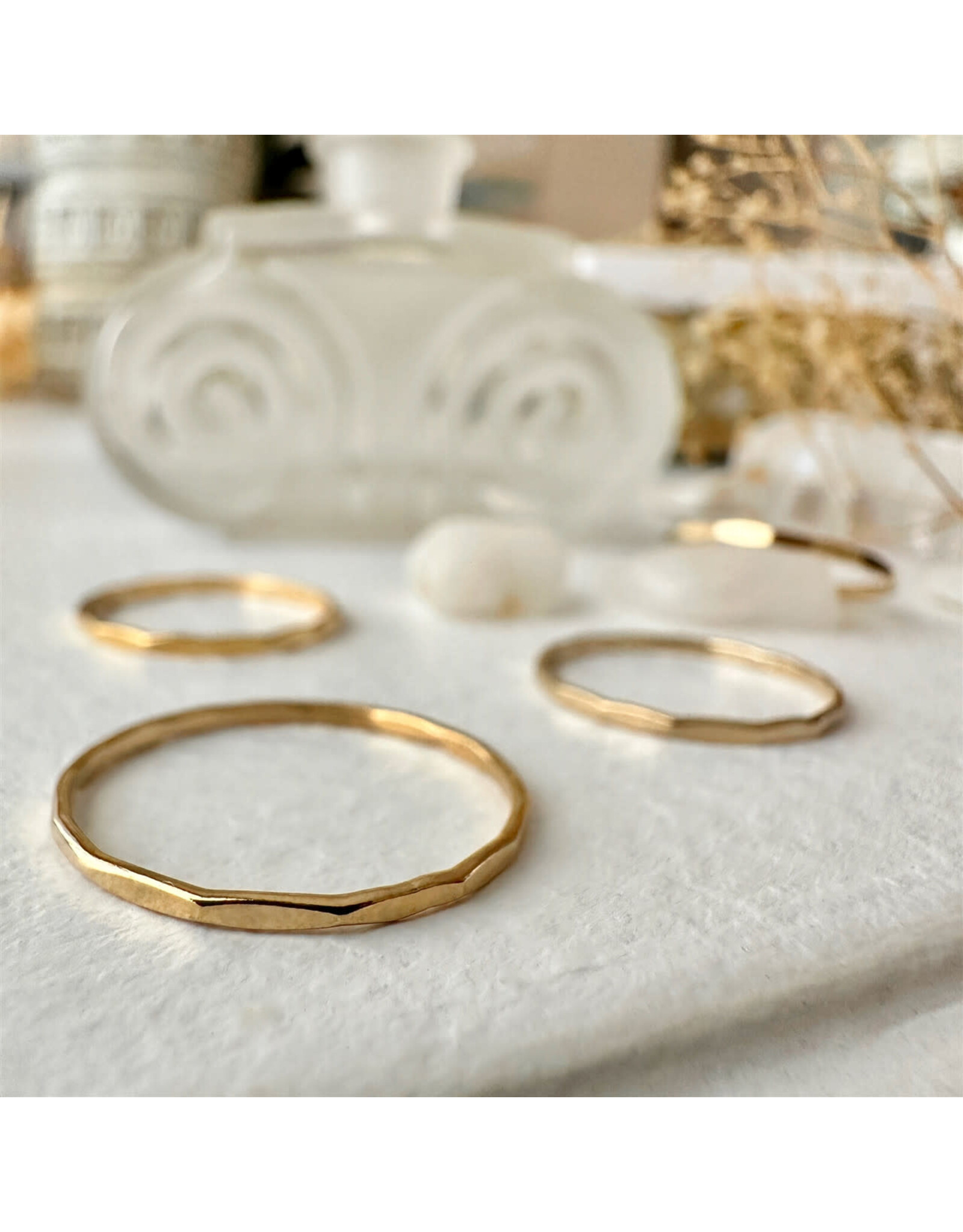 Pika & Bear Pika & Bear - "Henge" Stacking Ring In 14K Gold Fill