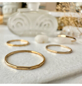 Pika & Bear Pika & Bear - "Henge" Stacking Ring In 14K Gold Fill