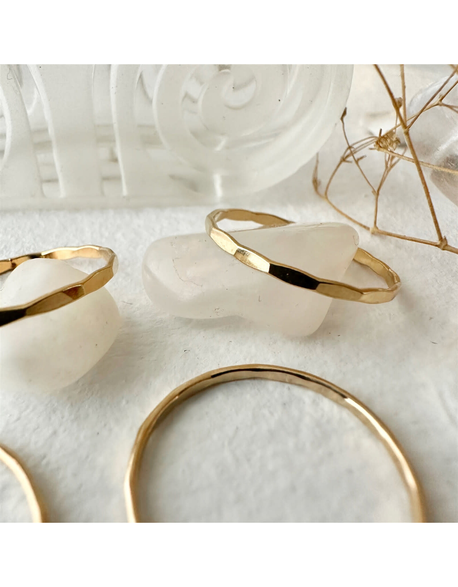 Pika & Bear Pika & Bear - "Henge" Stacking Ring In 14K Gold Fill