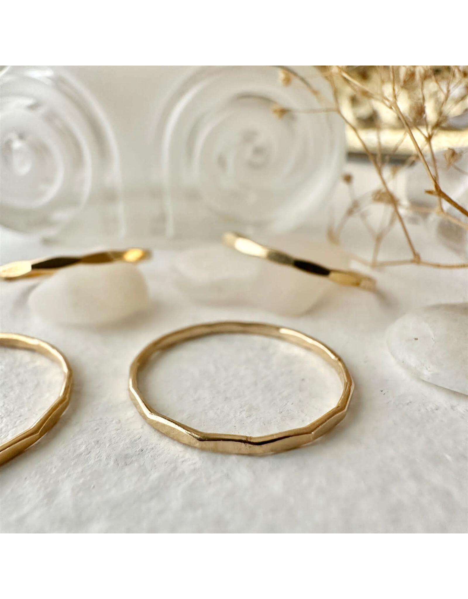 Pika & Bear Pika & Bear - "Henge" Stacking Ring In 14K Gold Fill