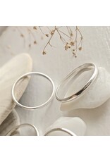 Pika & Bear Pika & Bear - Jane Tiny Plain Ring in Sterling Silver