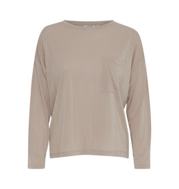 b.young b.young - Perl Long Sleeve Top (String)