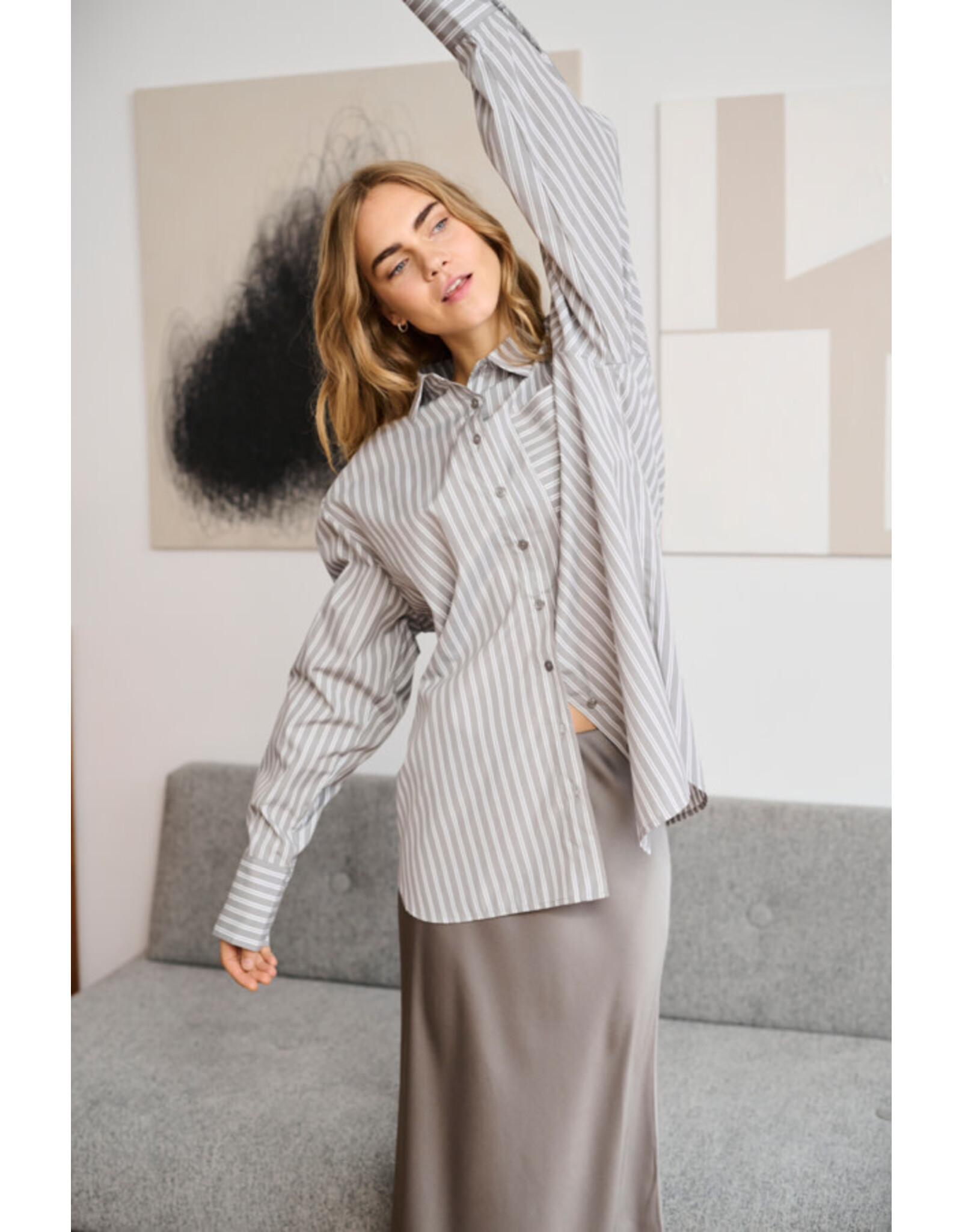 Kaffe Kaffe - Lotte Skirt (Steeple Gray)