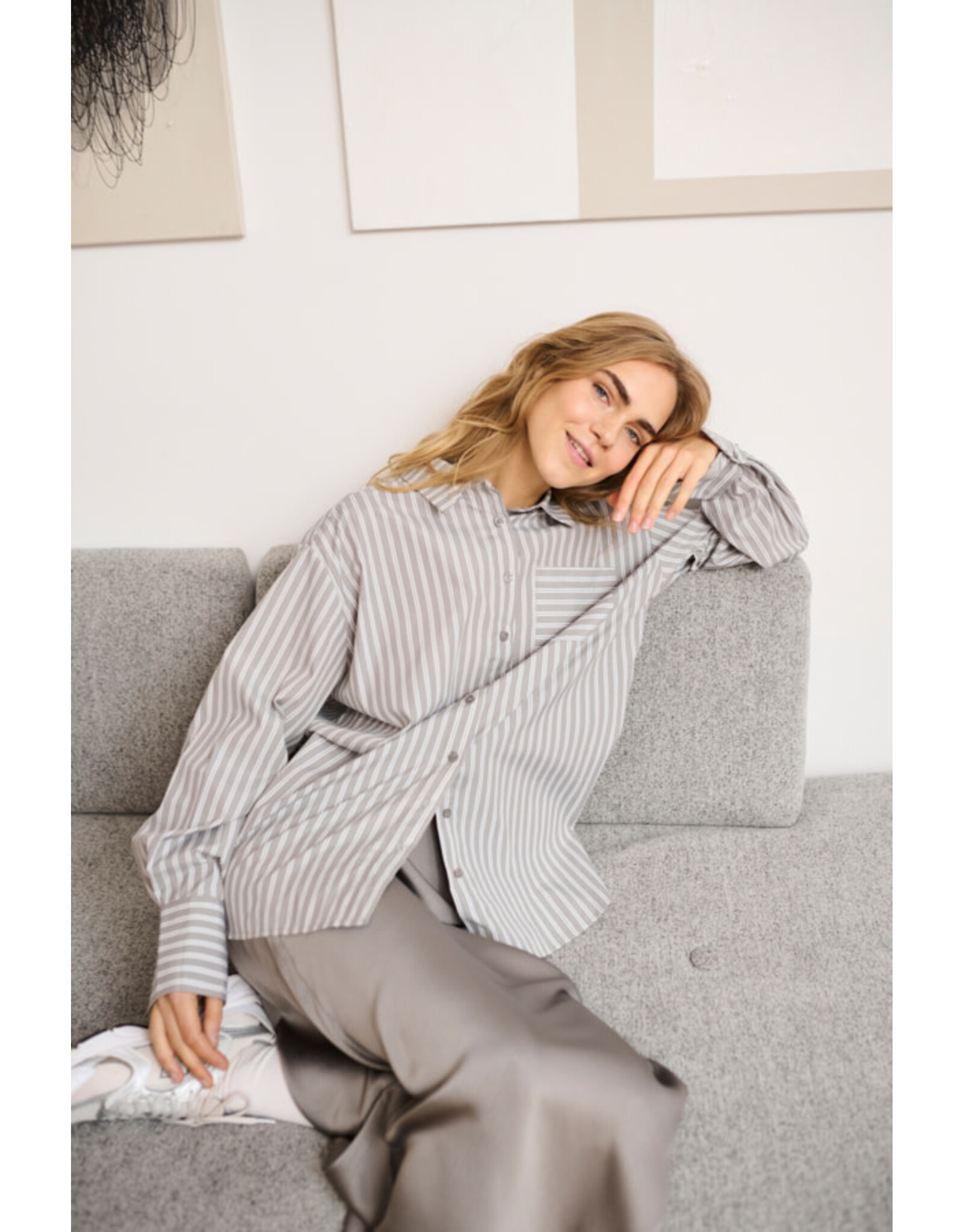 Kaffe Kaffe - Lotte Skirt (Steeple Gray)