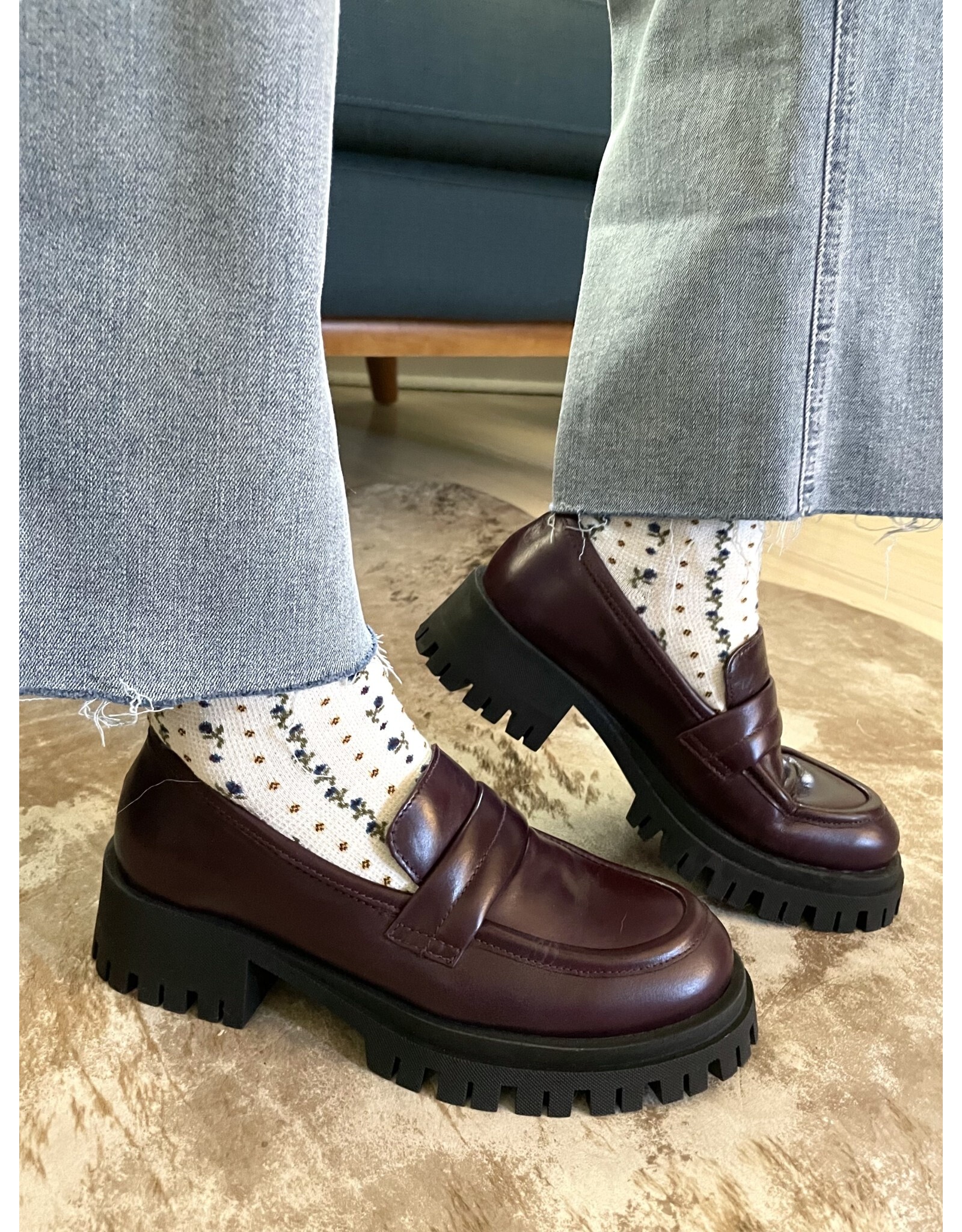 Ateliers Ateliers - Kurt Lug Sole Loafer (Bordo)