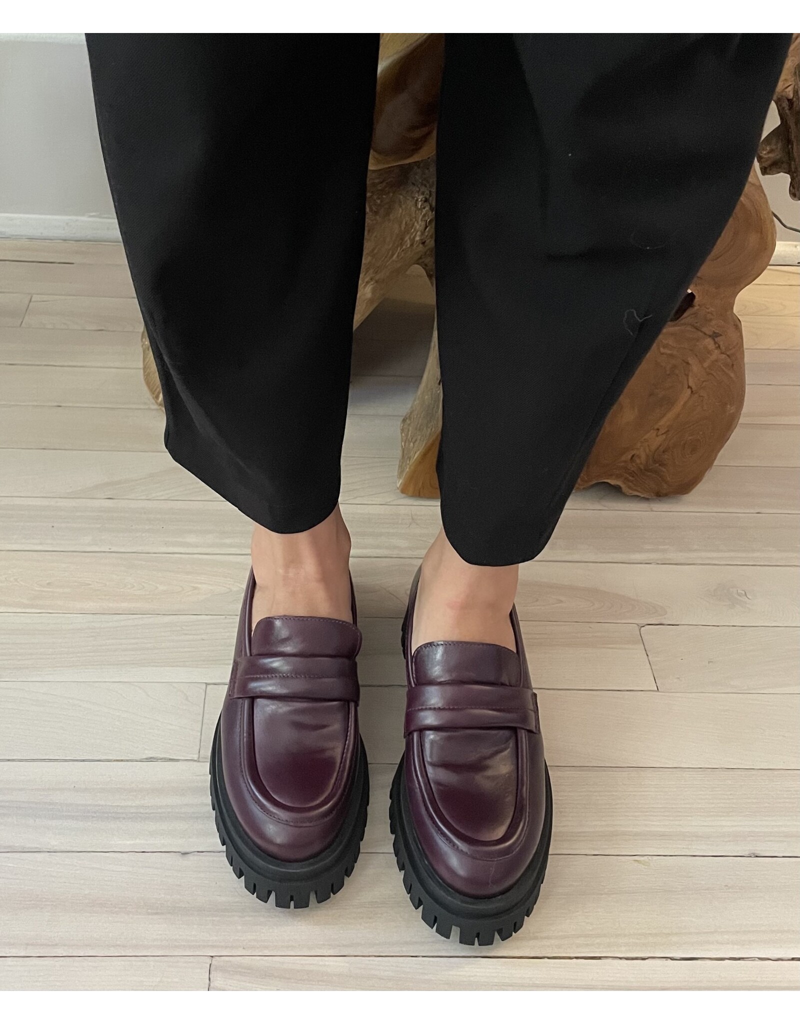 Ateliers Ateliers - Kurt Lug Sole Loafer (Bordo)