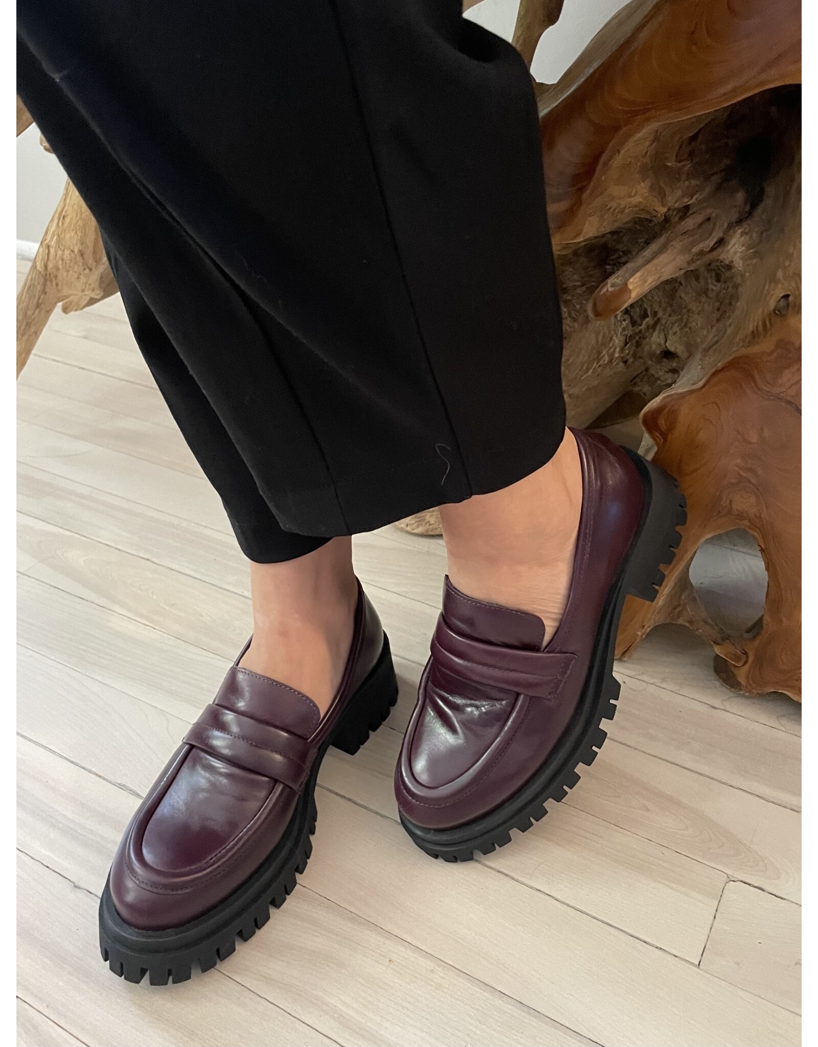 Ateliers Ateliers - Kurt Lug Sole Loafer (Bordo)