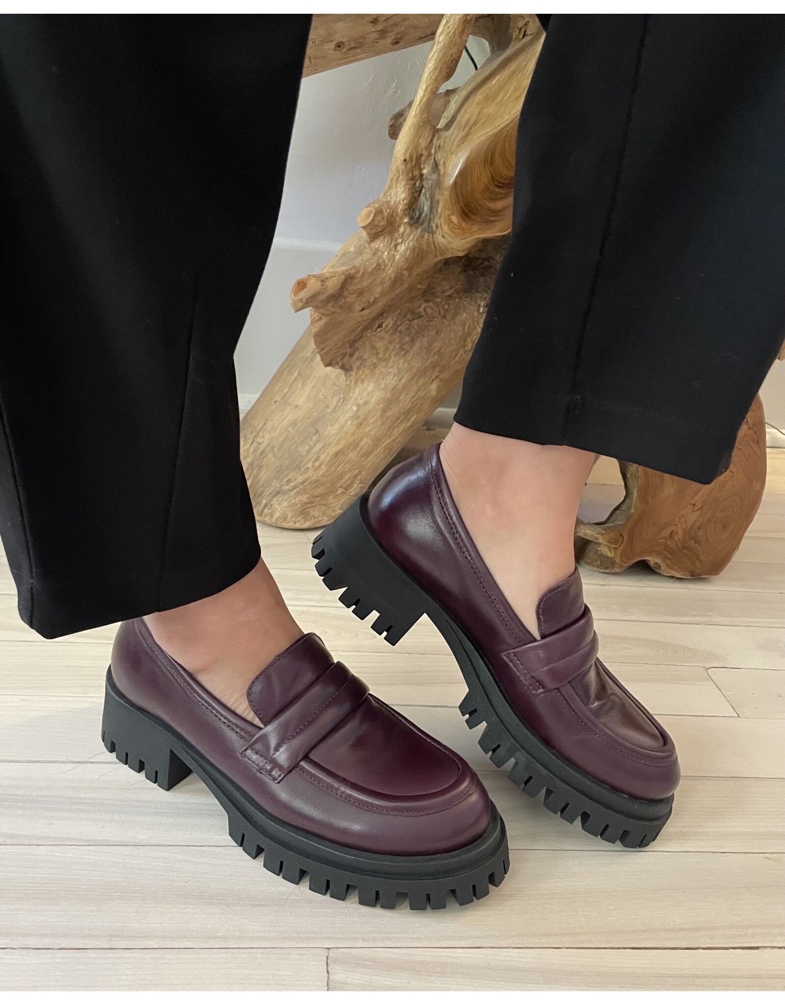 Ateliers Ateliers - Kurt Lug Sole Loafer (Bordo)