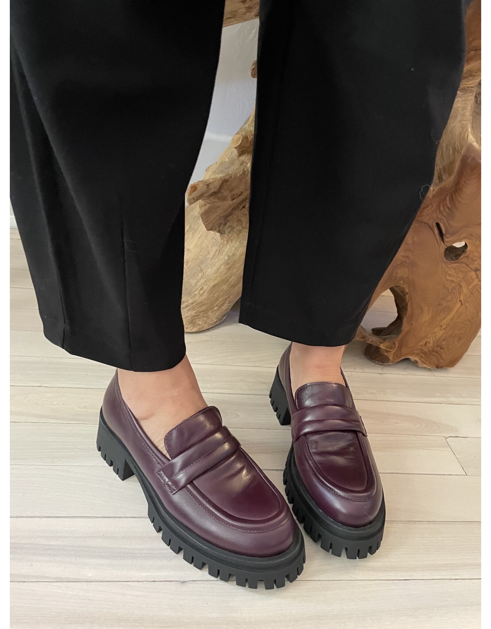 Ateliers Ateliers - Kurt Lug Sole Loafer (Bordo)