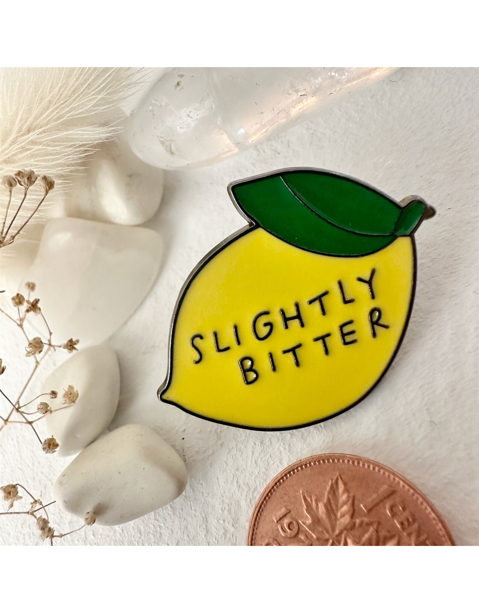 Pika & Bear Pika & Bear - "Flavedo" Slightly Bitter Lemon Enamel Pin