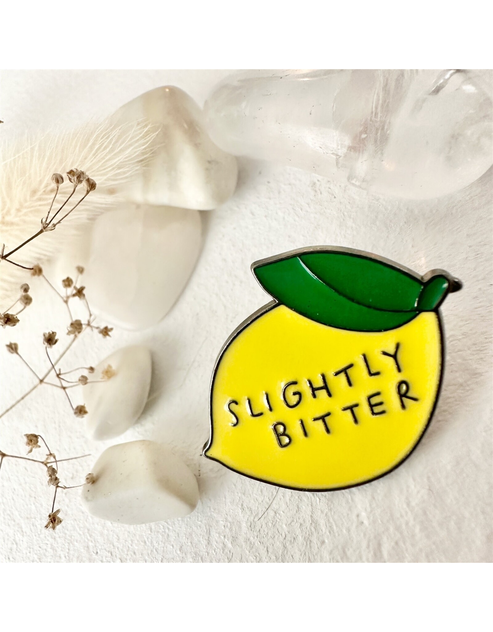 Pika & Bear Pika & Bear - "Flavedo" Slightly Bitter Lemon Enamel Pin