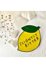 Pika & Bear Pika & Bear - "Flavedo" Slightly Bitter Lemon Enamel Pin