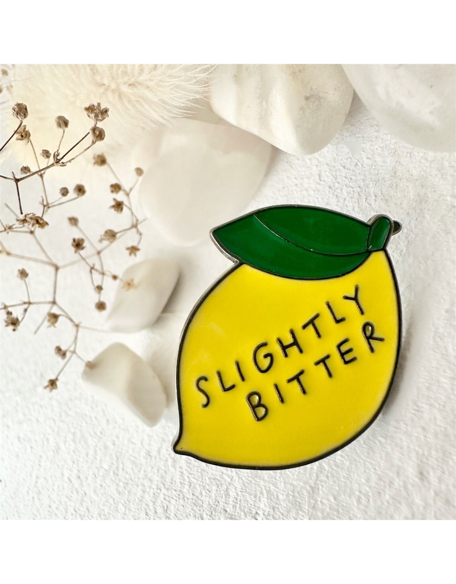 Pika & Bear Pika & Bear - "Flavedo" Slightly Bitter Lemon Enamel Pin