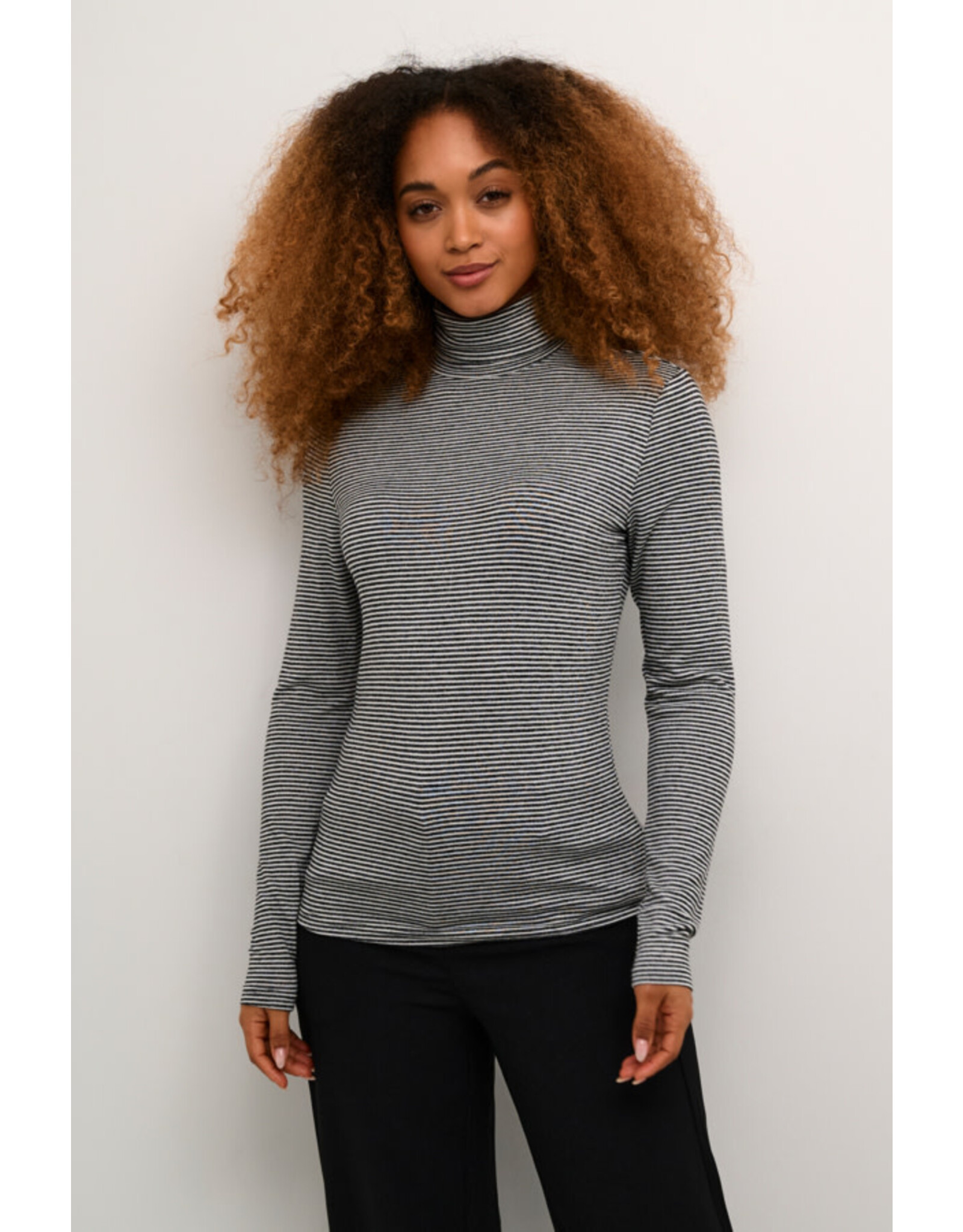 Cream Cream - Amma Striped Turtleneck