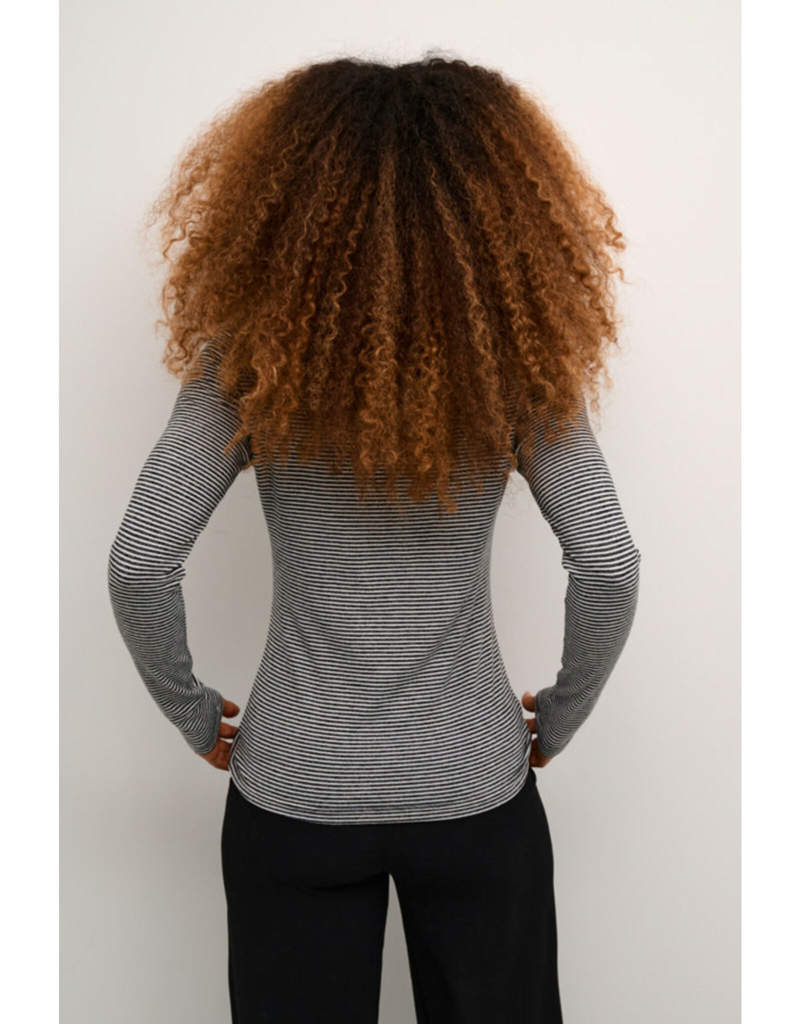 Cream Cream - Amma Striped Turtleneck