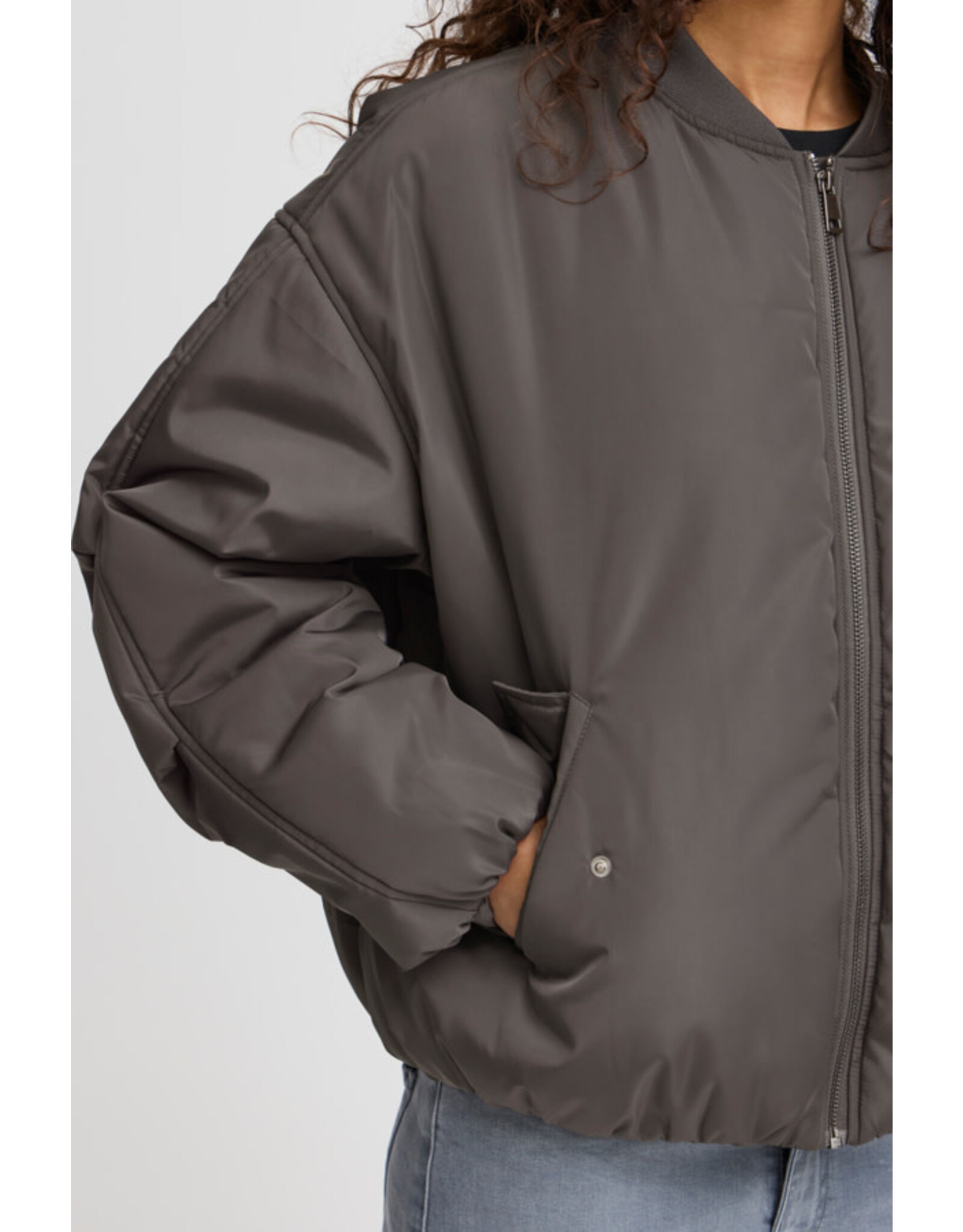 ICHI ICHI - Henali Bomber Jacket (Forged Iron)