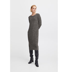 ICHI ICHI - Novo sweater dress  (dark grey melange)