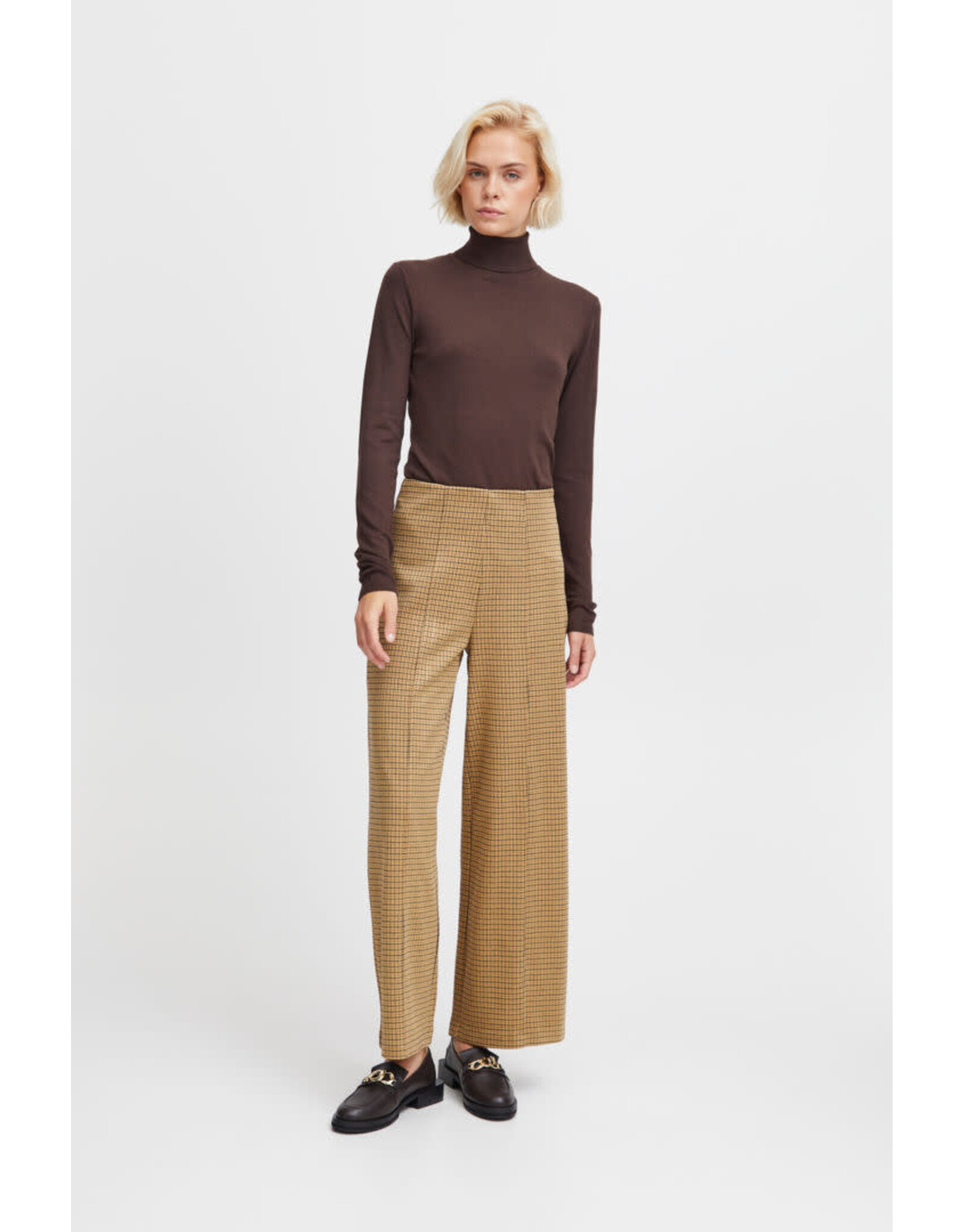 ICHI ICHI - Kate cameleon wide leg pants (Cathay spice)